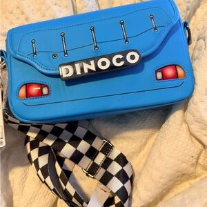 Loungefly Blue Dinoco Crossbody Bag